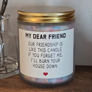 Our Friendship Is Like This Candle Best Friendship Gift